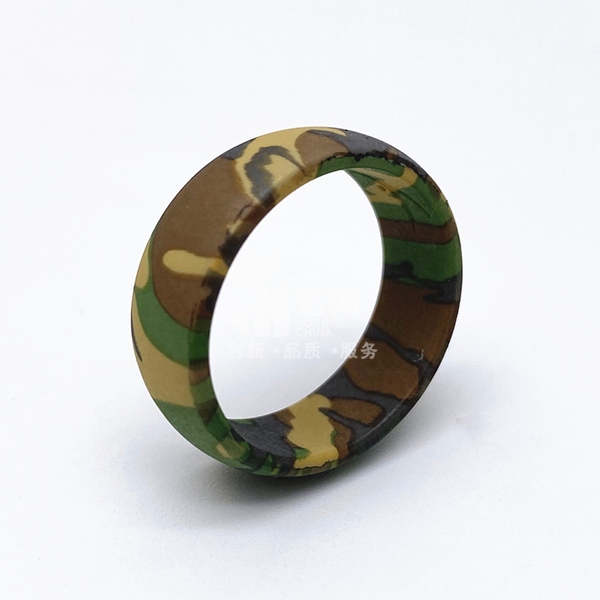 Silicone double-sided printing ring